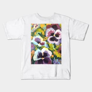 Pansies and Mums Kids T-Shirt